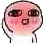 小脸通红